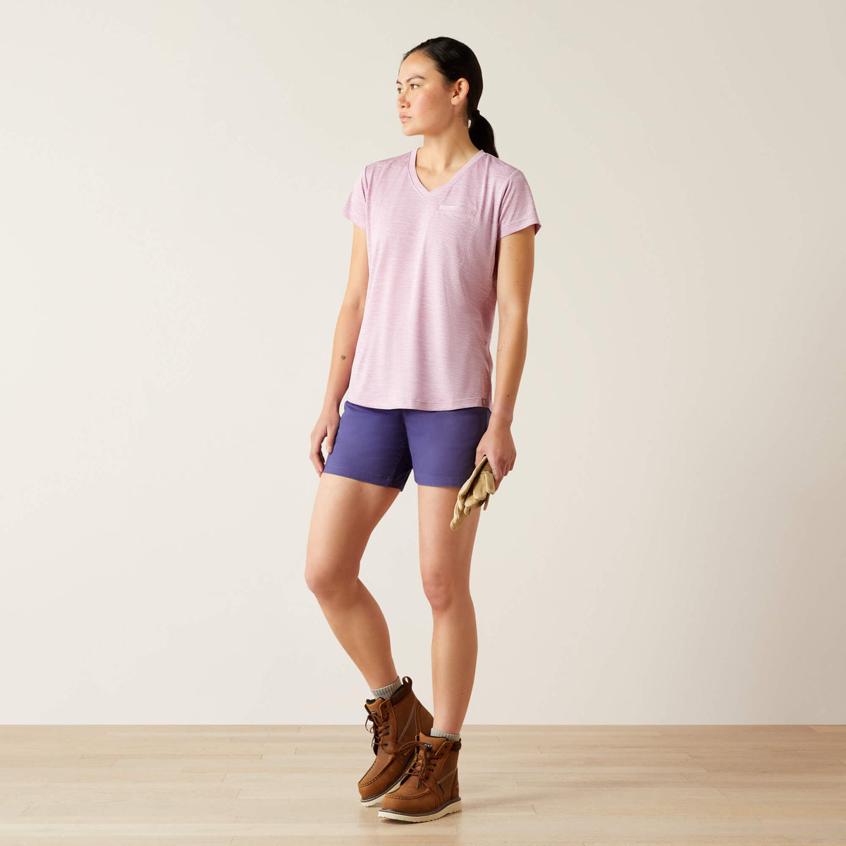 Rebar Evolution Work Hard V-Neck T-Shirt - Ariat Popular