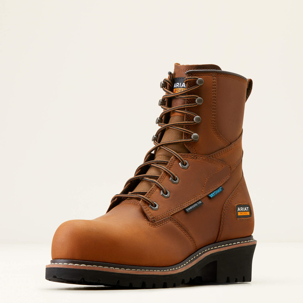Logger Shock Shield Waterproof Composite Toe Work Boot - Ariat Signature