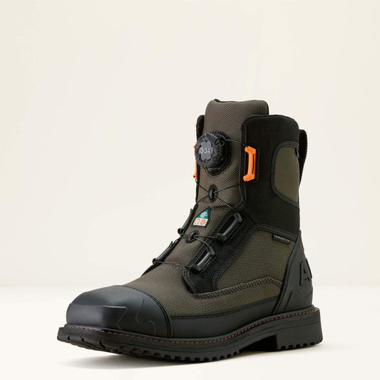RigTEK Wildcat BOA 8" CSA Waterproof Wide Square Toe Composite Toe Work Boot - Ariat Premium