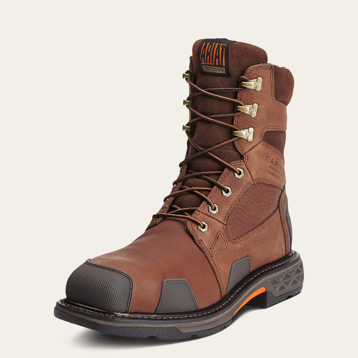 OverDrive 8" Wide Square Toe Waterproof Composite Toe Work Boot - Ariat Hot Sale