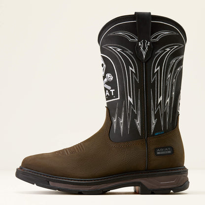 WorkHog XT Bolt Skull Waterproof Wide Square Toe Work Boot - Ariat Featured
