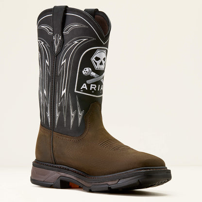 WorkHog XT Bolt Skull Waterproof Wide Square Toe Work Boot - Ariat Featured