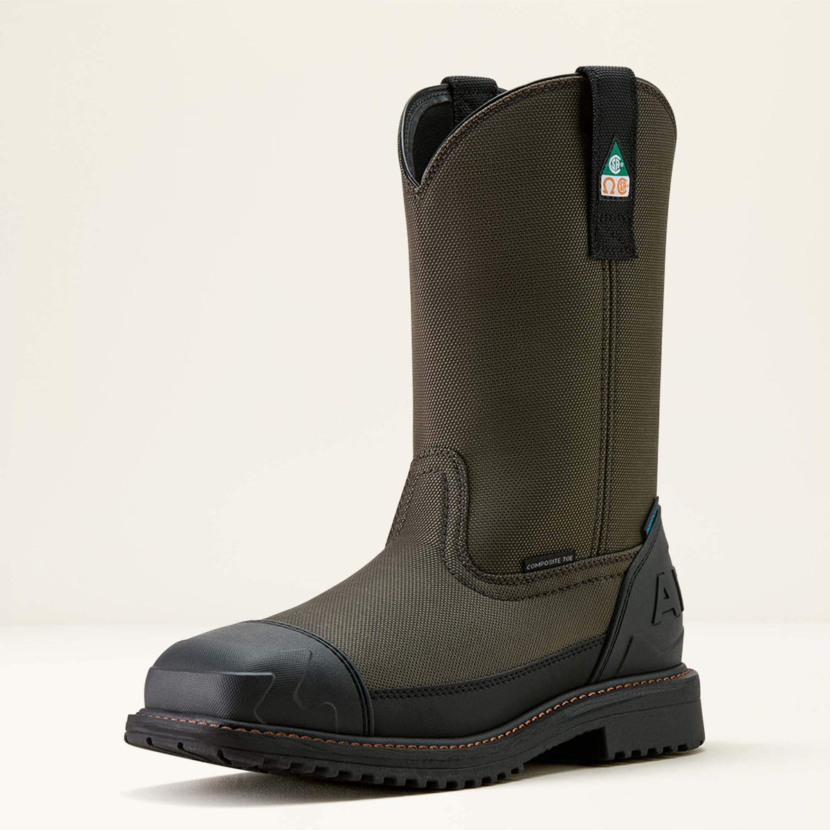 RigTEK Wildcat Pull-On CSA Waterproof Wide Square Toe Composite Toe Work Boot - Ariat Customer Favorite