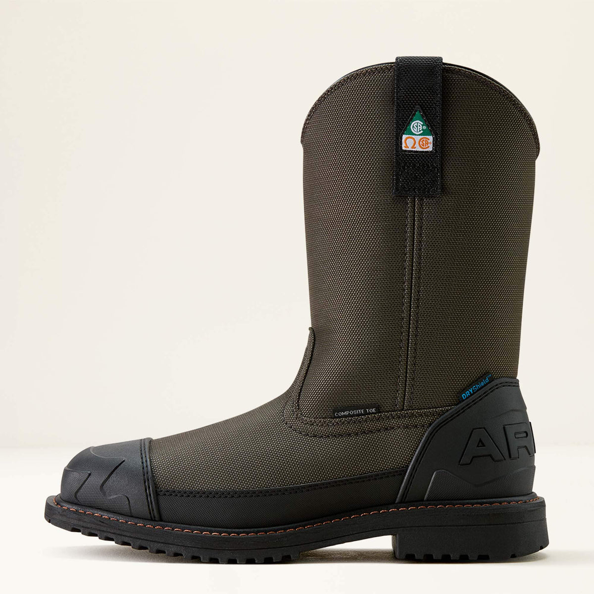 RigTEK Wildcat Pull-On CSA Waterproof Wide Square Toe Composite Toe Work Boot - Ariat Customer Favorite