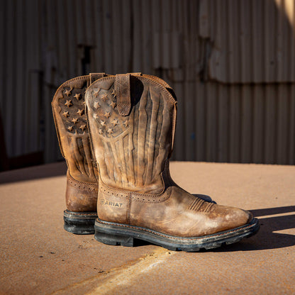 Sierra Shock Shield Patriot Work Boot - Ariat Top Pick