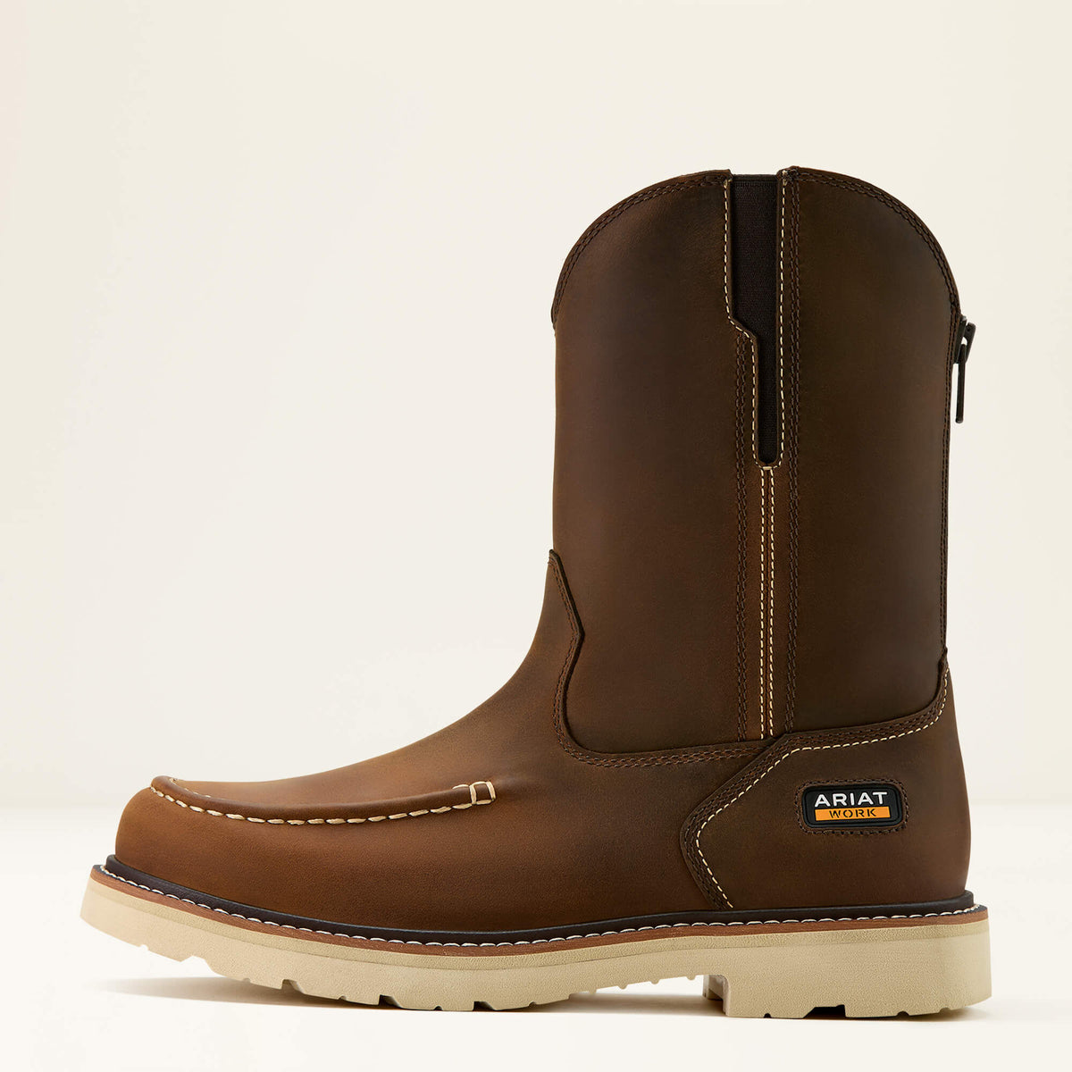 Rebar Lift Pull On Moc Toe Work Boot - Ariat Best Seller