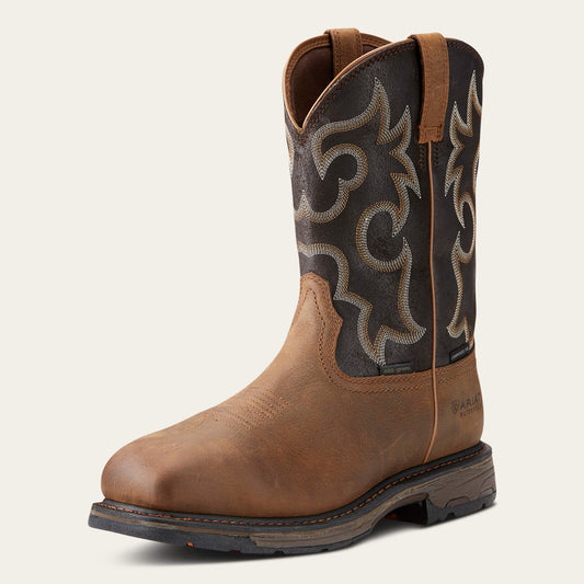 WorkHog Wide Square Toe 400g Waterproof Composite Toe Work Boot - Ariat Recommended