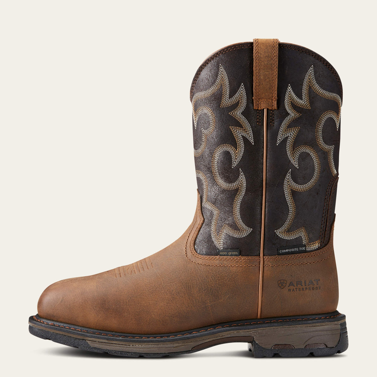 WorkHog Wide Square Toe 400g Waterproof Composite Toe Work Boot - Ariat Recommended