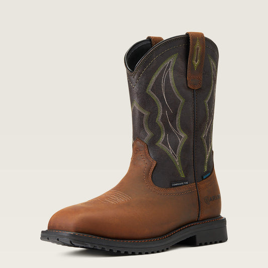 RigTek Wide Square Toe Waterproof Composite Toe Work Boot - Ariat Special Offer
