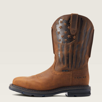 Sierra Shock Shield Patriot Steel Toe Work Boot - Ariat Recommended