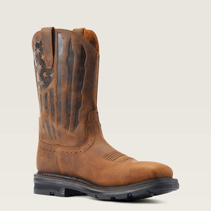 Sierra Shock Shield Patriot Steel Toe Work Boot - Ariat Recommended