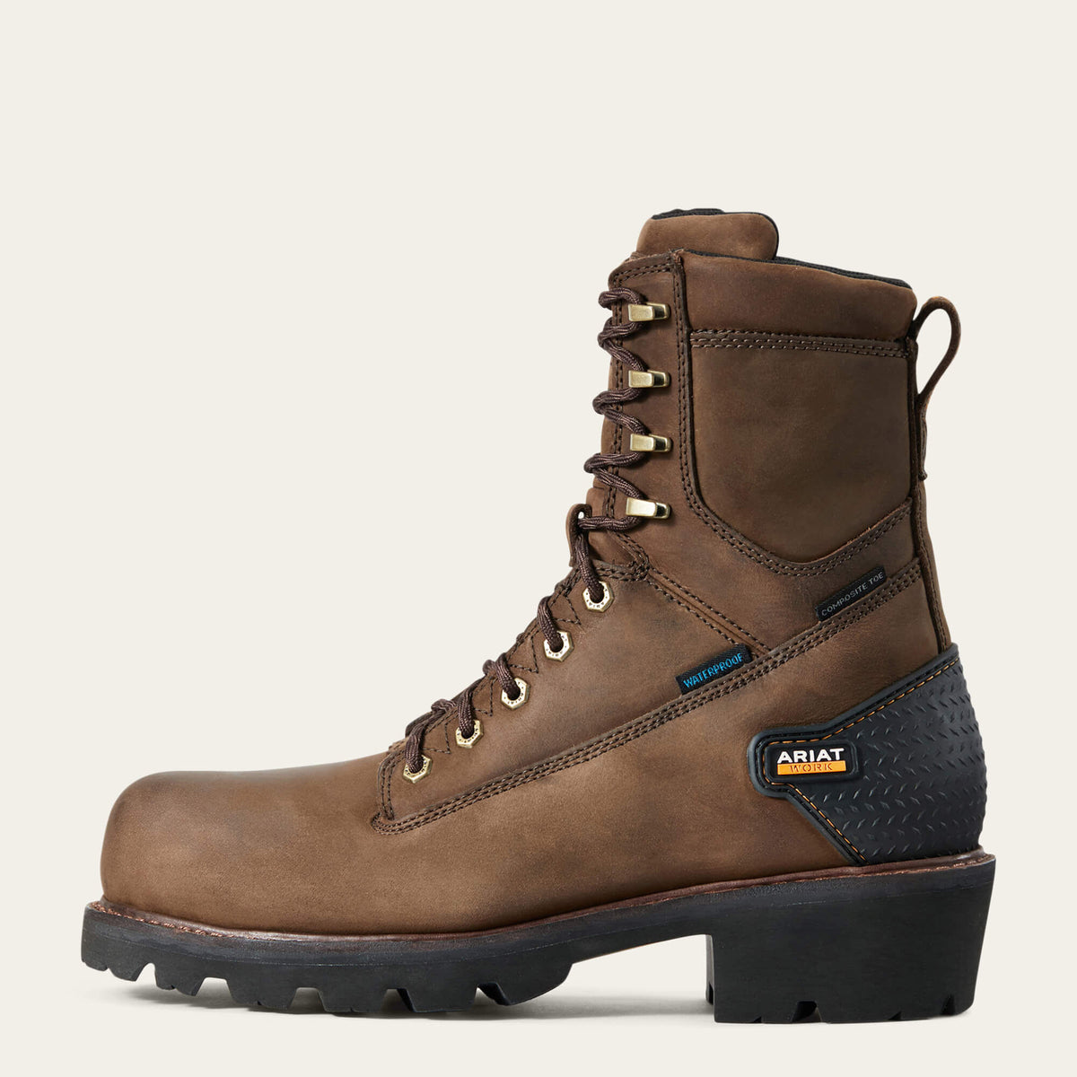 Powerline 8" Waterproof Composite Toe Work Boot - Ariat Everyday