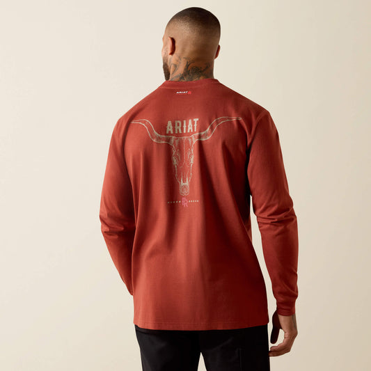 FR Air Longhorn Long Sleeve T-Shirt - Ariat Trending
