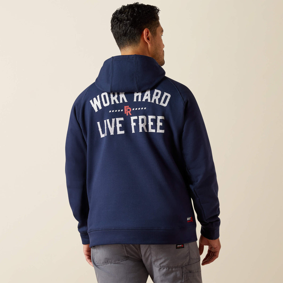 FR DuraStretch Work Hard Live Free Hoodie - Ariat Trusted