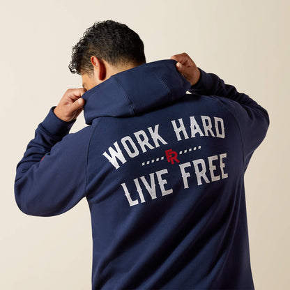 FR DuraStretch Work Hard Live Free Hoodie - Ariat Trusted