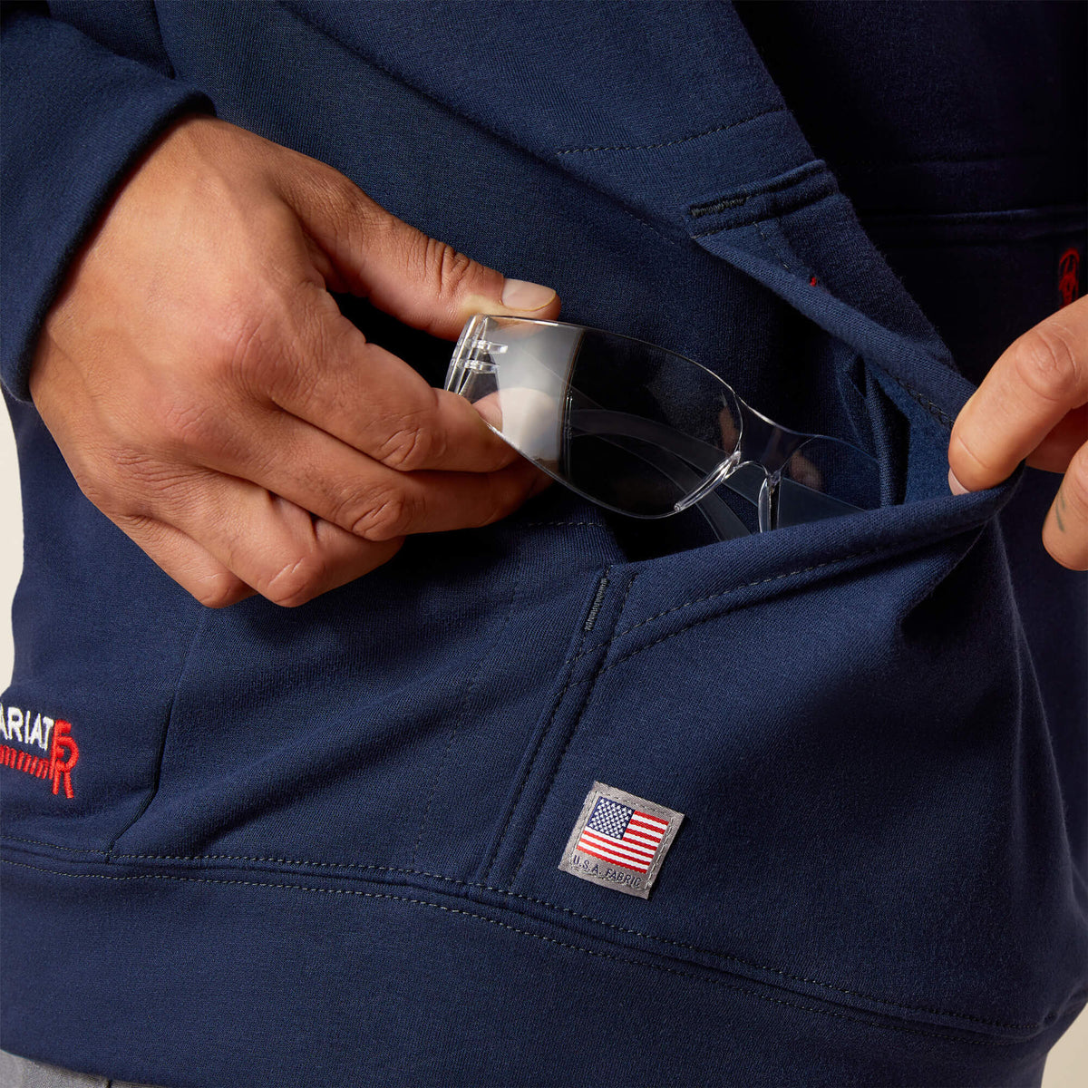 FR DuraStretch Work Hard Live Free Hoodie - Ariat Trusted