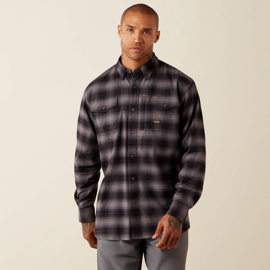Rebar Flannel DuraStretch Work Shirt - Ariat Great Value