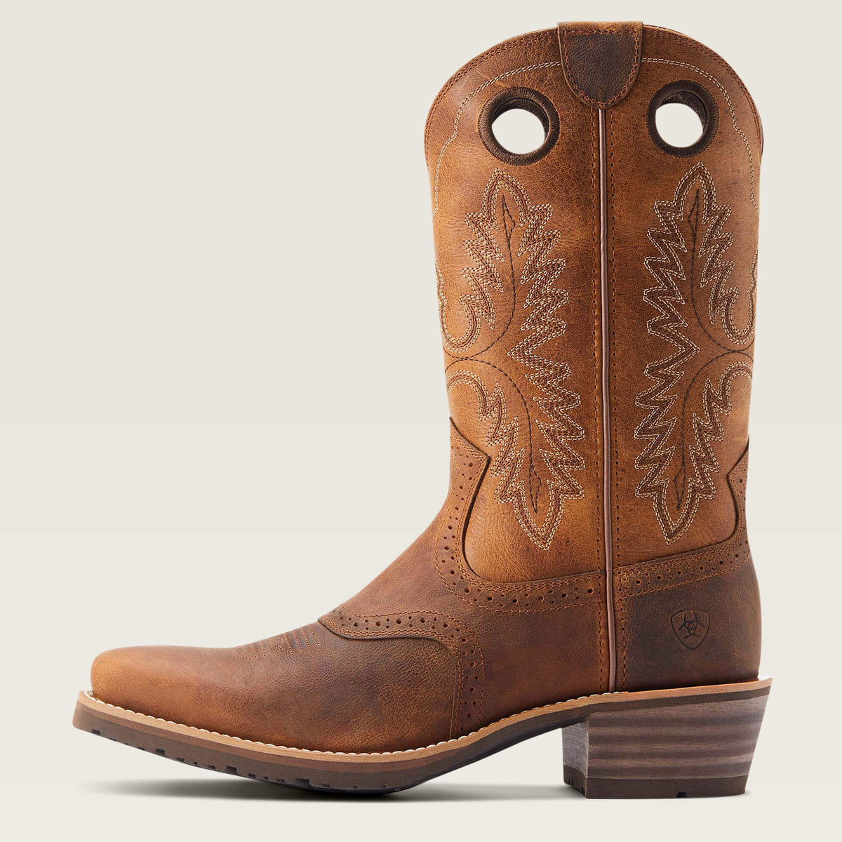 Hybrid Roughstock Square Toe Cowboy Boot - Ariat Signature