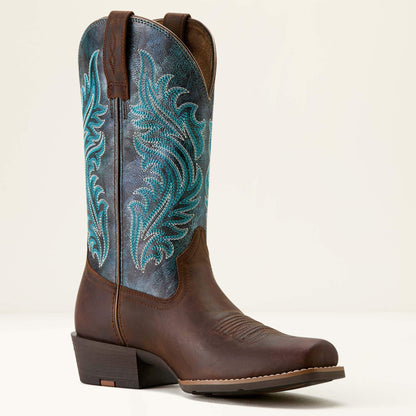 Round Up Narrow Cutter Toe Western Boot - Ariat Popular