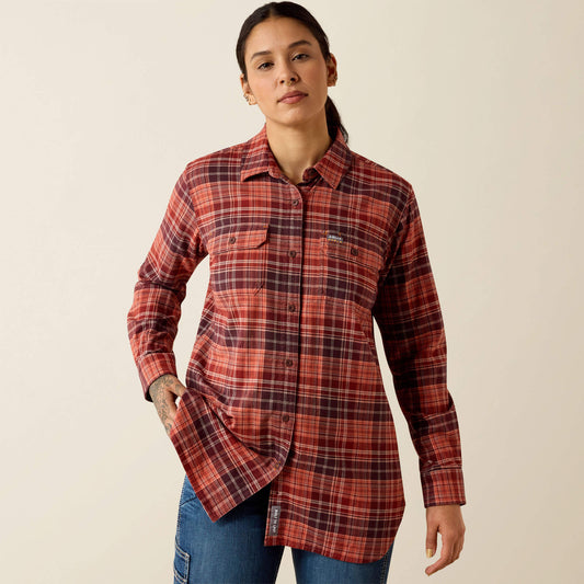 Rebar DuraStretch Flannel Tunic - Ariat Signature