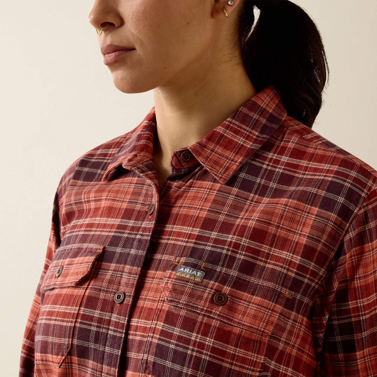 Rebar DuraStretch Flannel Tunic - Ariat Signature