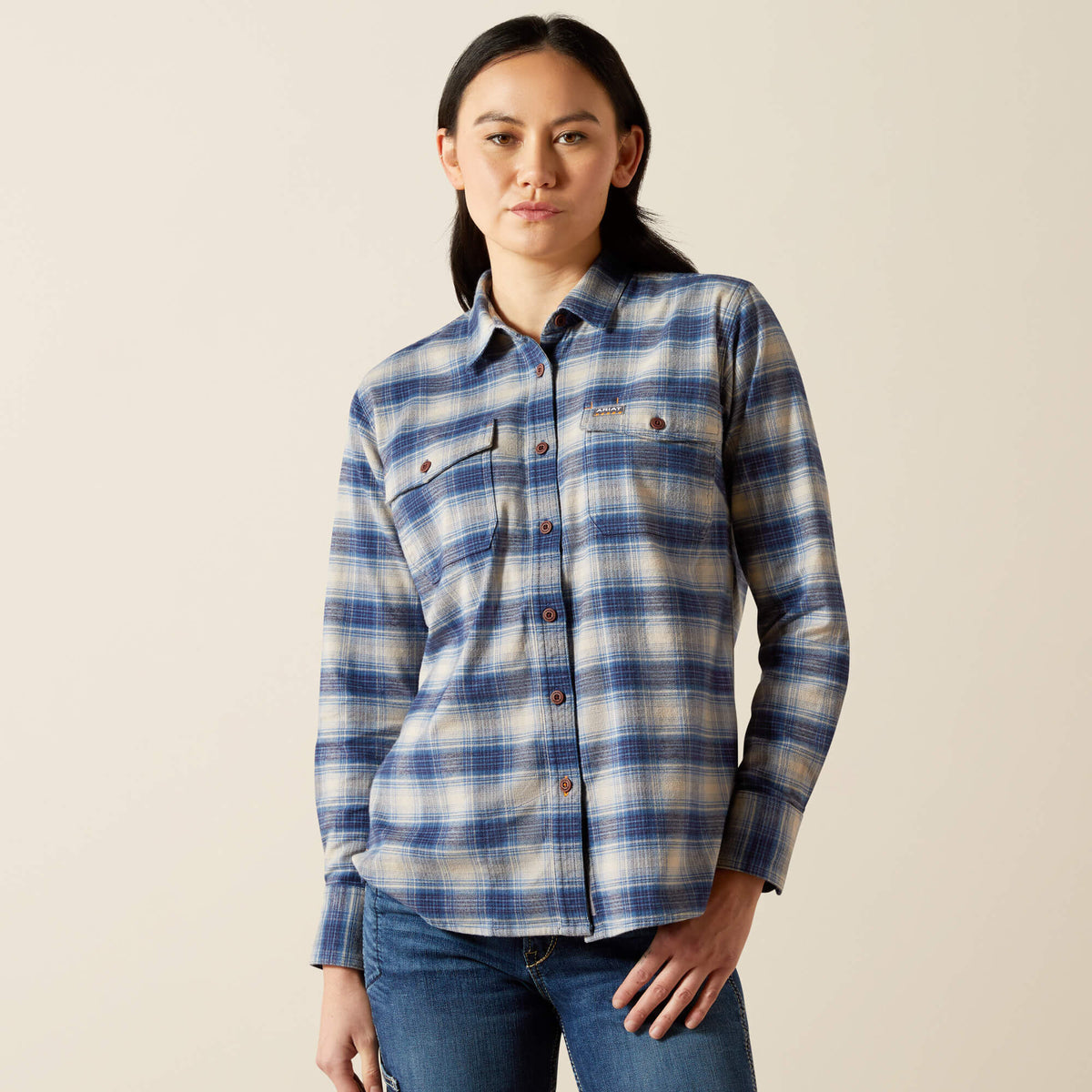 Rebar Flannel DuraStretch Work Shirt - Ariat Signature