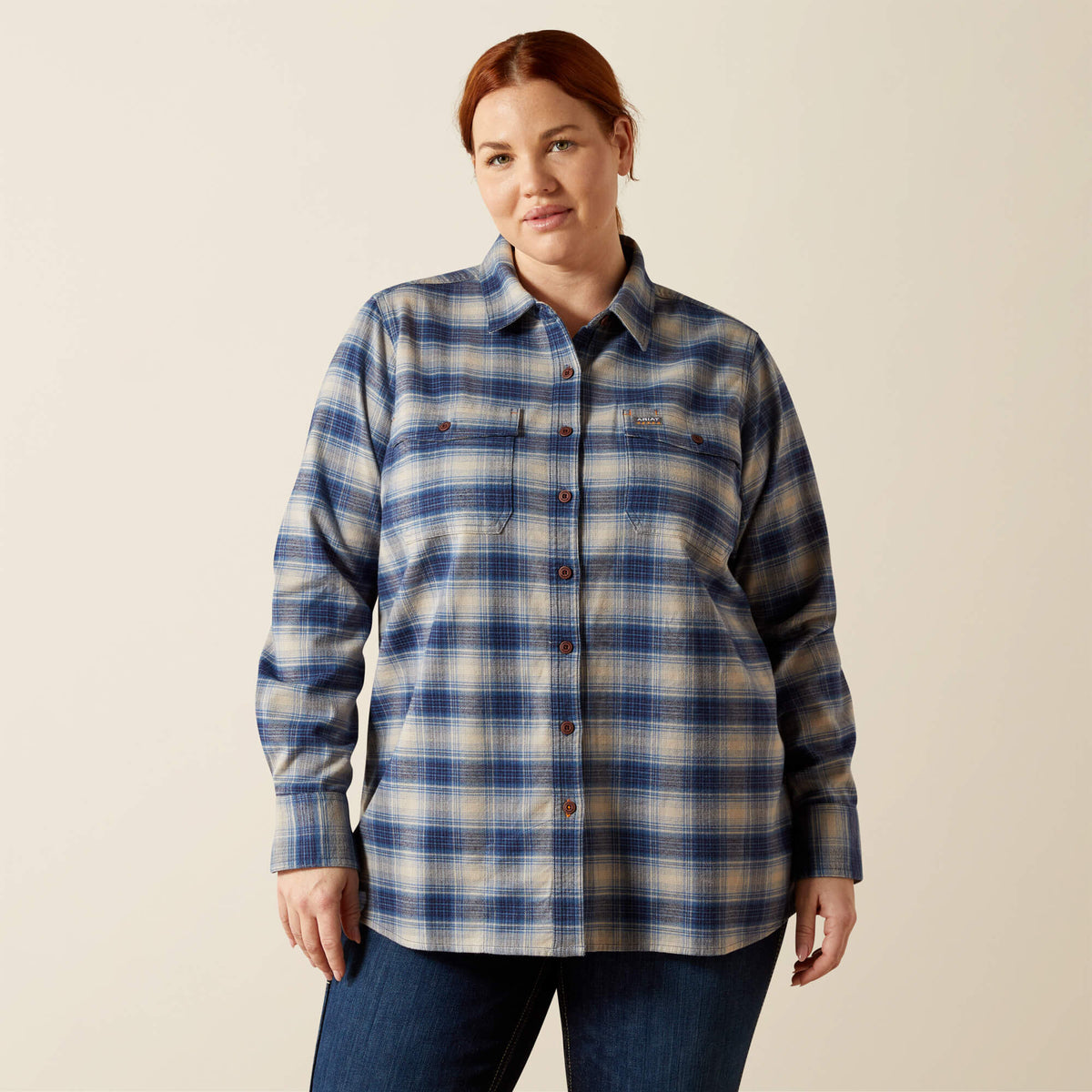 Rebar Flannel DuraStretch Work Shirt - Ariat Signature