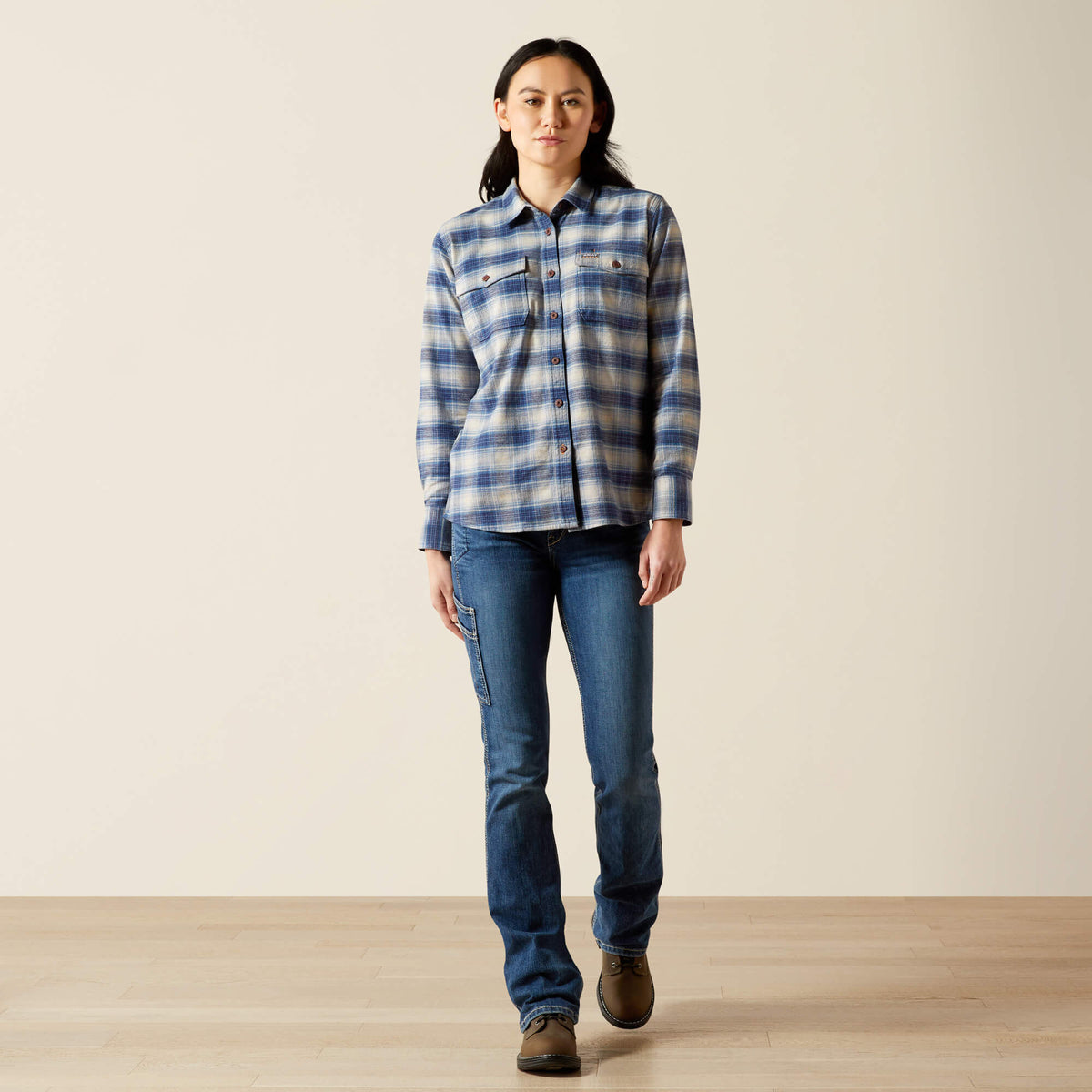 Rebar Flannel DuraStretch Work Shirt - Ariat Signature