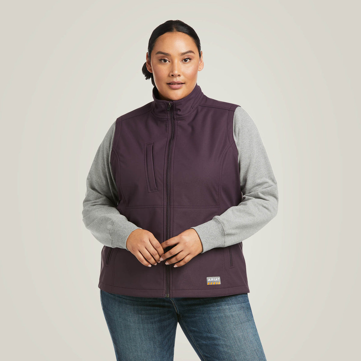 Rebar Stretch Canvas Softshell Vest - Ariat New