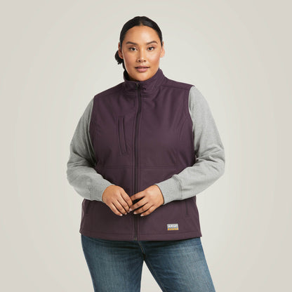 Rebar Stretch Canvas Softshell Vest - Ariat New
