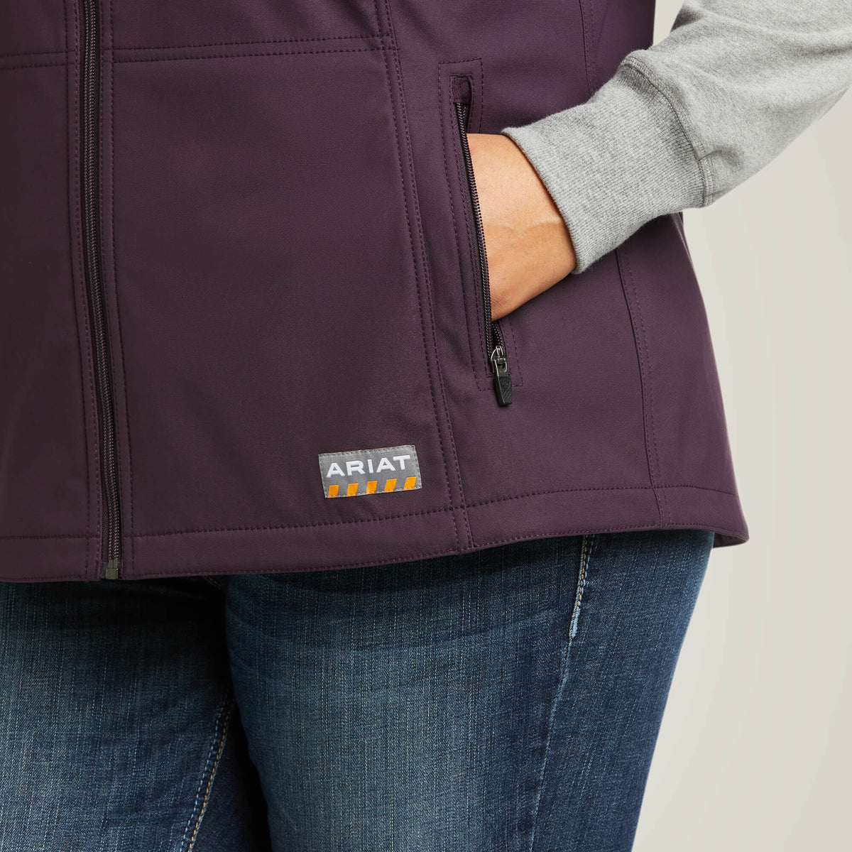 Rebar Stretch Canvas Softshell Vest - Ariat New