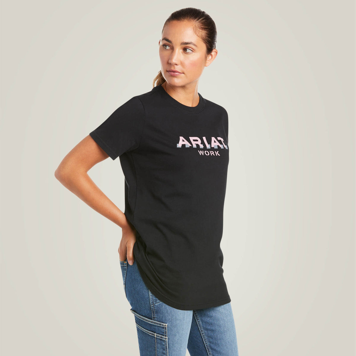 Rebar Cotton Strong Logo T-Shirt - Ariat Value