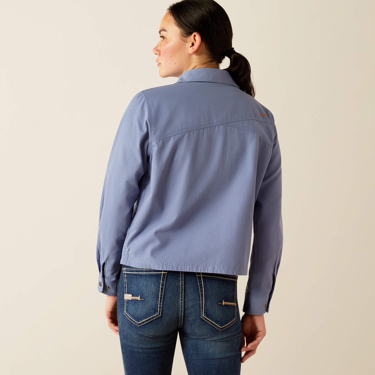 Rebar Cropped Woven Shirt Jacket - Ariat Sale