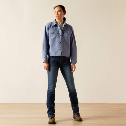 Rebar Cropped Woven Shirt Jacket - Ariat Sale