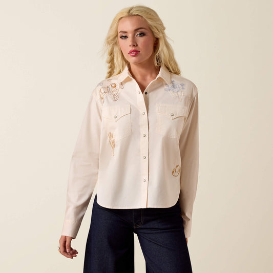 Ashville Embroidered Snap Shirt - Ariat Trending