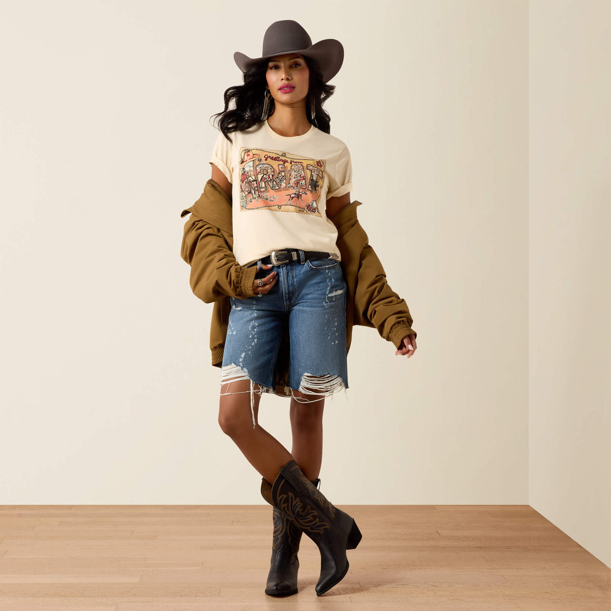 Ariat x XOXO Postcard T-Shirt - Ariat Trusted