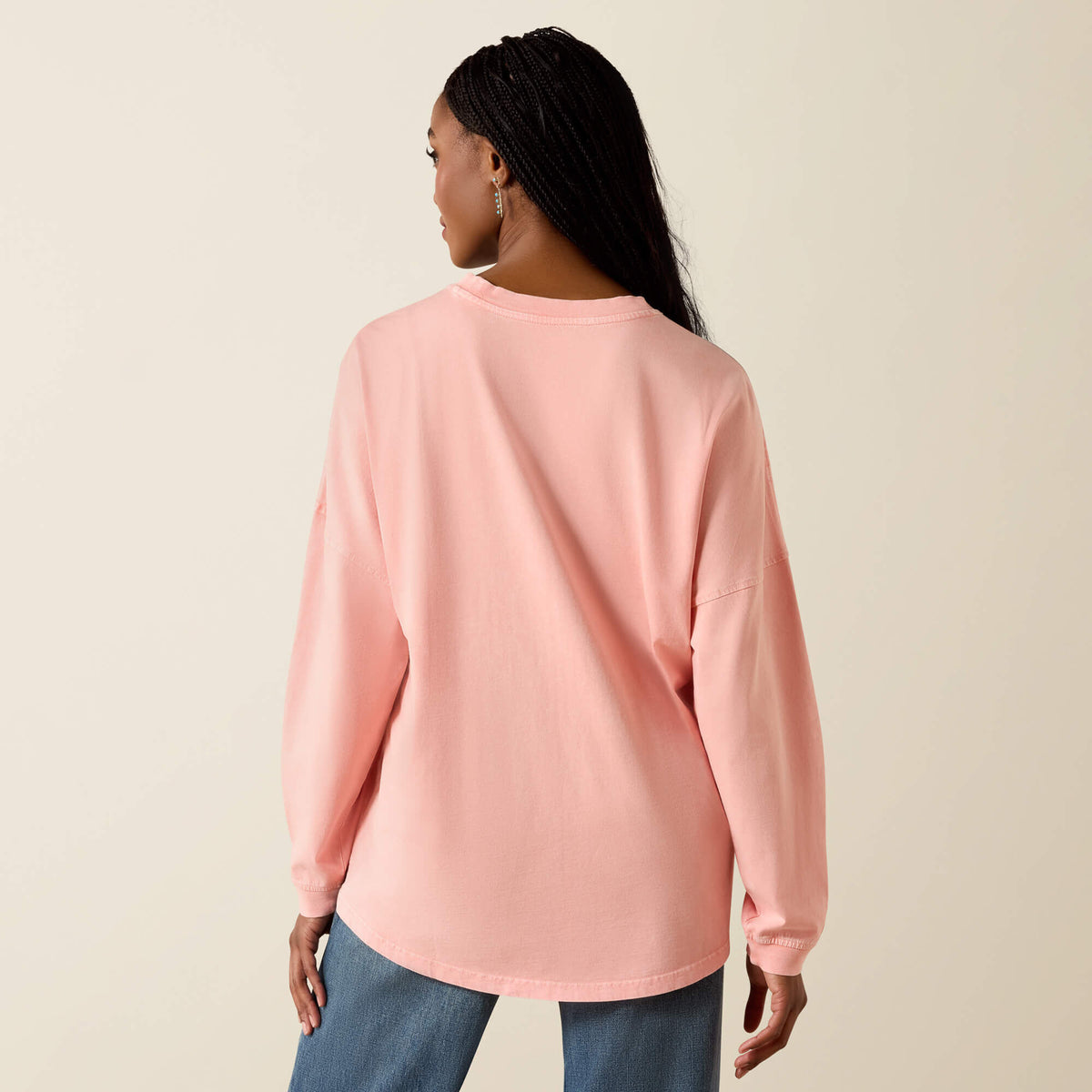 Canvas Oversized Long Sleeve T-Shirt - Ariat Recommended