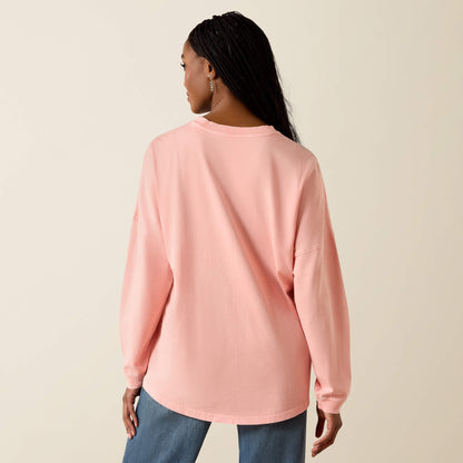 Canvas Oversized Long Sleeve T-Shirt - Ariat Recommended
