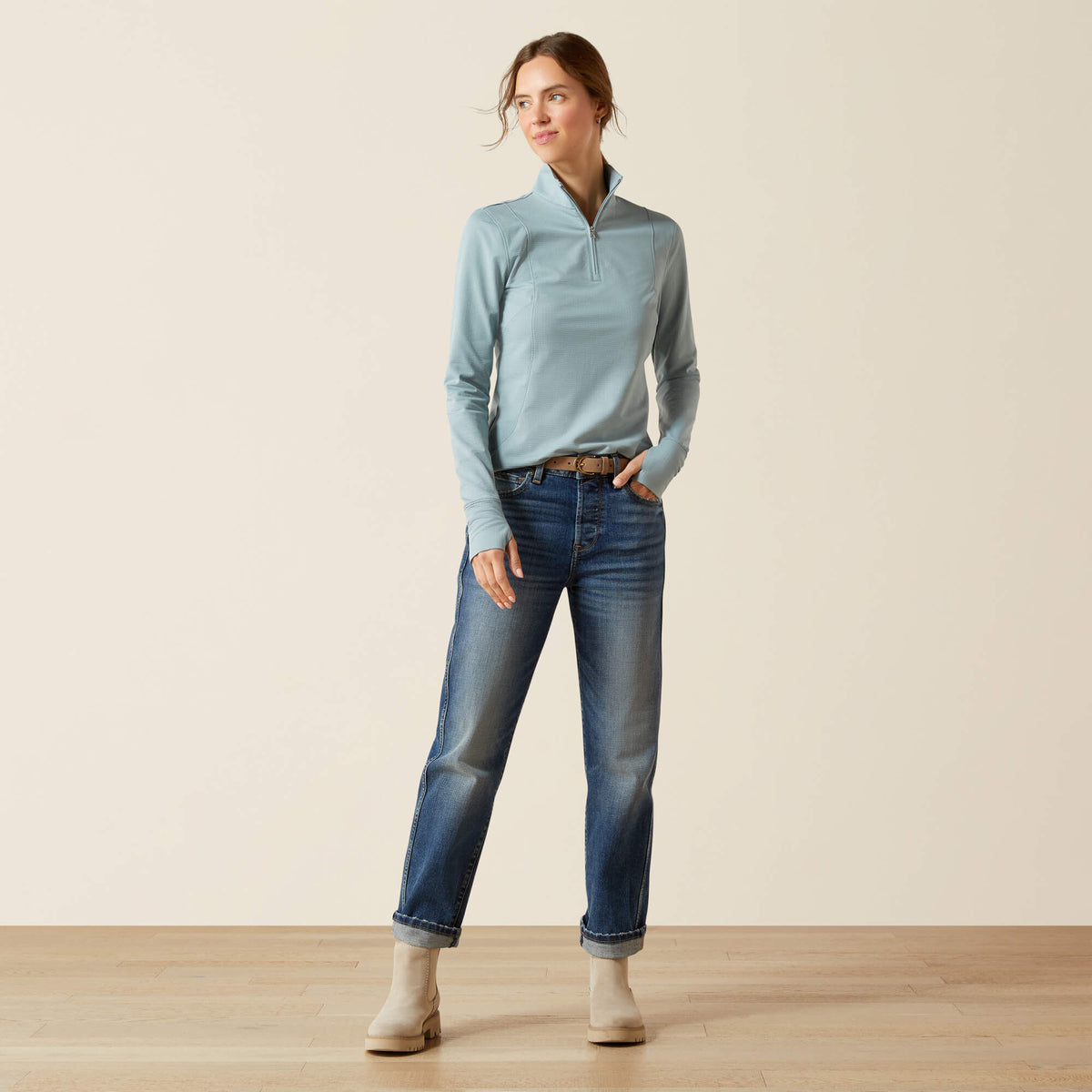 Gridwork 2.0 1/4 Zip Baselayer - Ariat Recommended