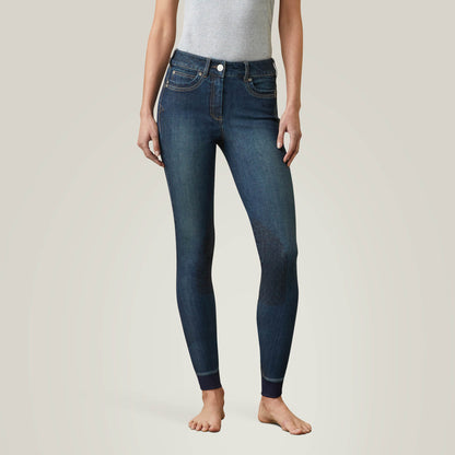 Halo Denim Knee Patch Breech - Ariat Recommended