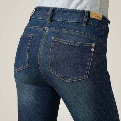 Halo Denim Knee Patch Breech - Ariat Recommended