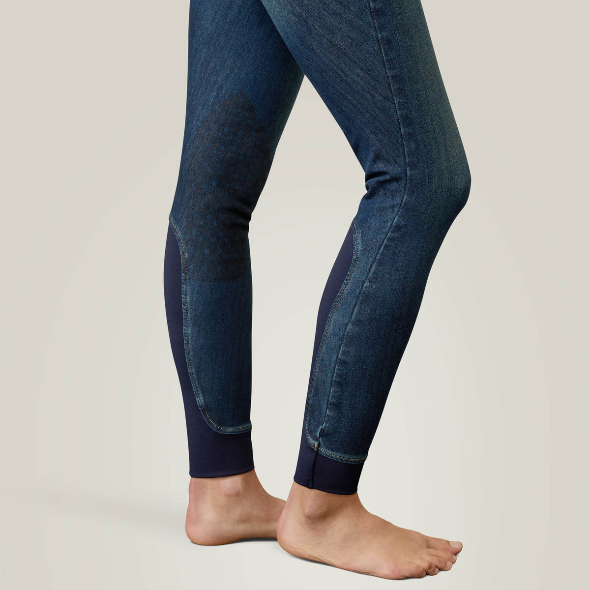Halo Denim Knee Patch Breech - Ariat Recommended