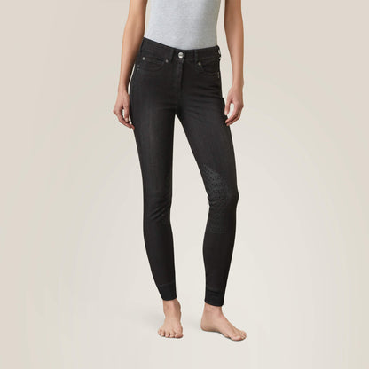 Halo B Denim Knee Patch Breech - Ariat Quality