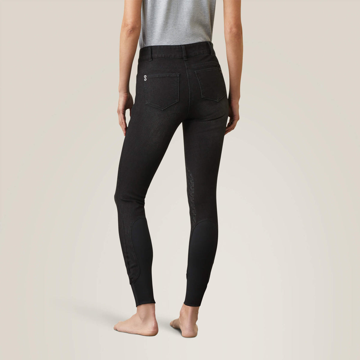 Halo B Denim Knee Patch Breech - Ariat Quality