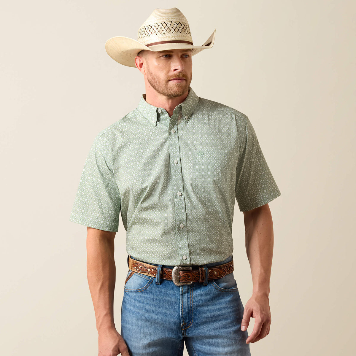 Wrinkle Free Worthington Classic Fit Shirt - Ariat Top Pick
