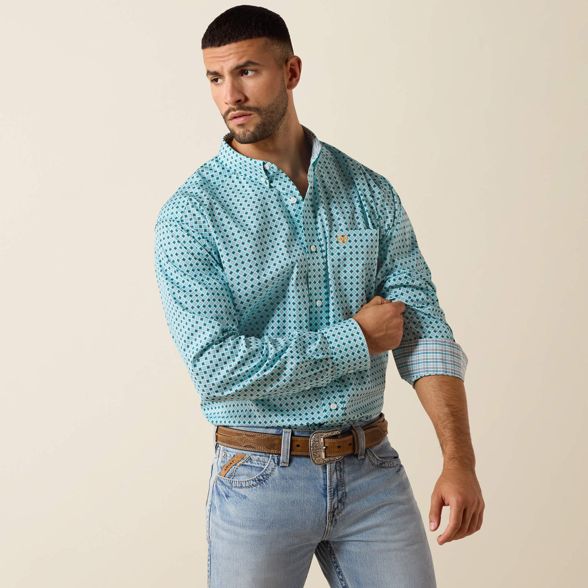 Wrinkle Free Andy Classic Fit Shirt - Ariat Hot Sale