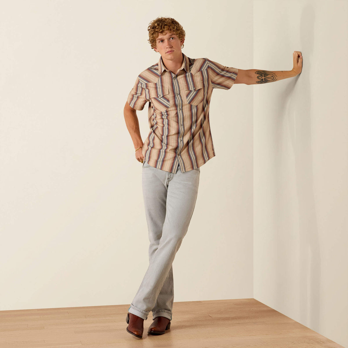 Retro Haver Fitted Snap Shirt - Ariat Popular