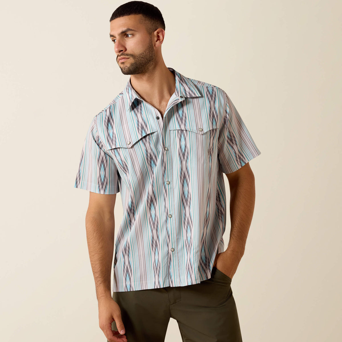 Printed VentTEK Western Yoke Classic Fit Snap Shirt - Ariat Quality