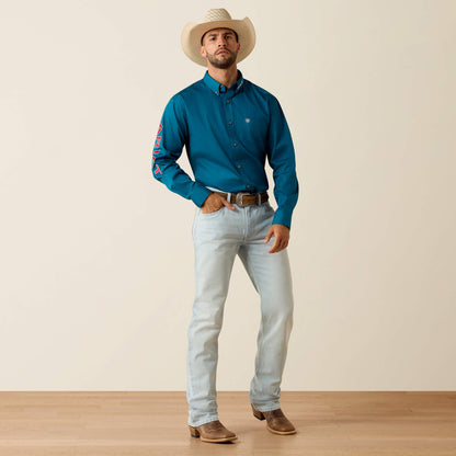 Team Logo Lightweight Twill Classic Fit Shirt - Ariat Signature